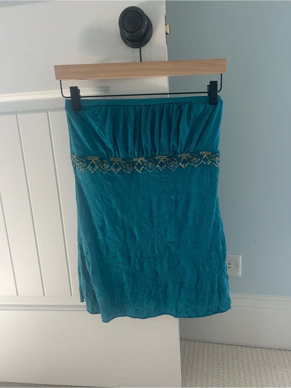 FANG Teal Tube Top
